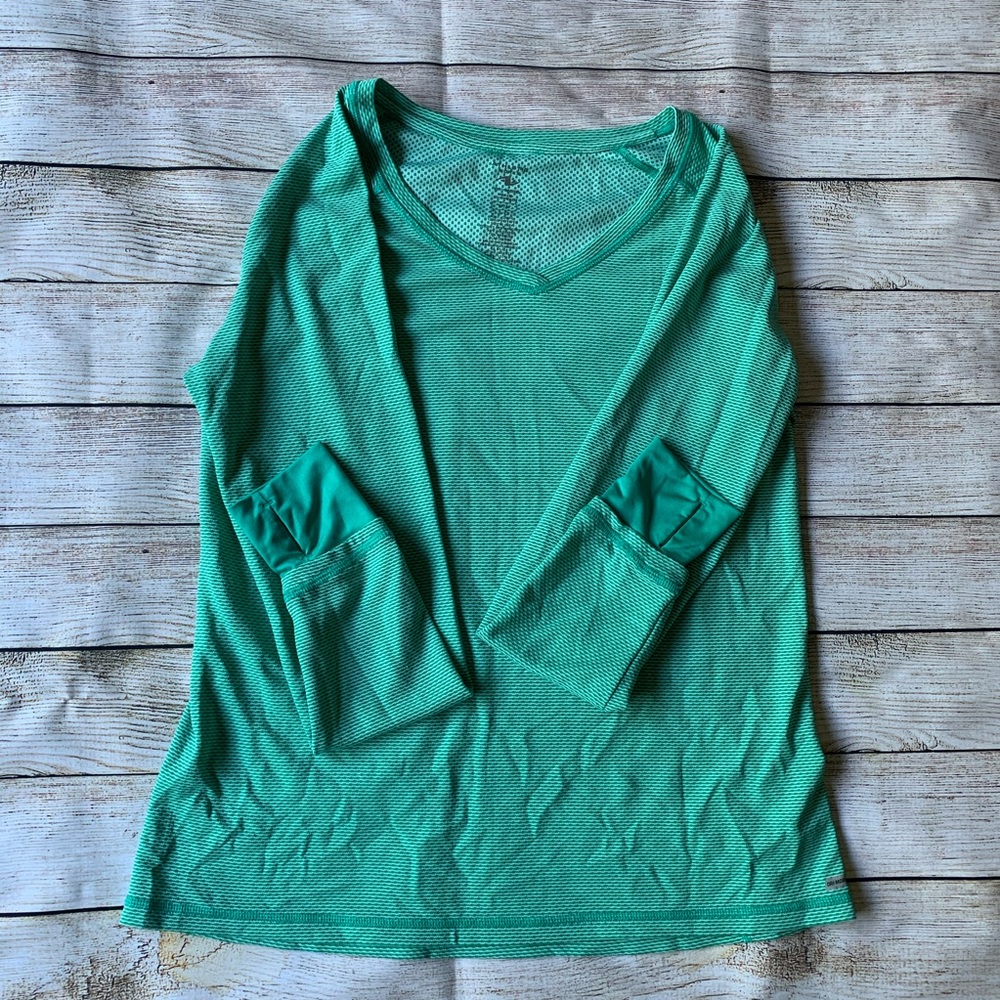 Athletic Works | Green long sleeve work out top